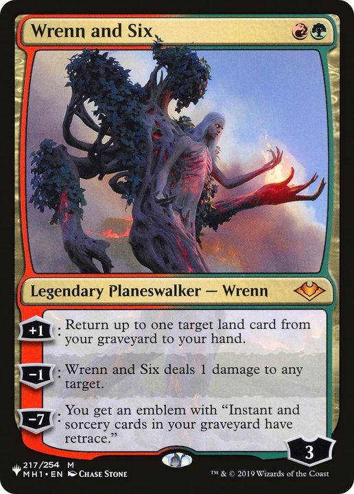 Wrenn and Six in the group Magic the Gathering / Types / Colors / Multicolors / G, R at Proxyprinters.com (49621)