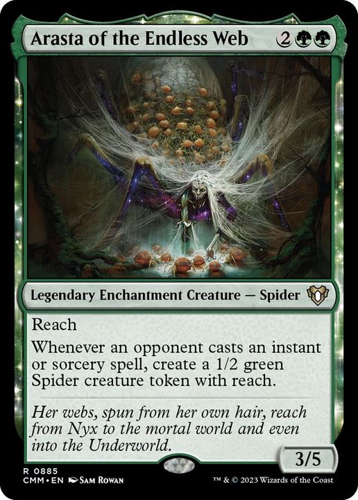 Arasta of the Endless Web in the group Magic the Gathering / Types / Enchantment / Legendary Enchantment at Proxyprinters.com (49625)