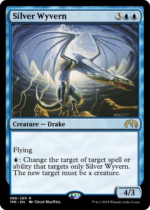 Silver Wyvern in the group Magic the Gathering / Types / Colors / Blue at Proxyprinters.com (49628)