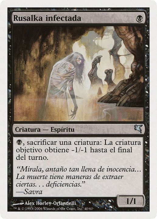 Plagued Rusalka in the group Magic the Gathering / Types / Colors / Black at Proxyprinters.com (49639)