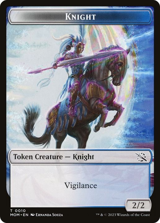 Knight in the group Magic the Gathering / Types / Colors / Multicolors / U, W at Proxyprinters.com (49666)