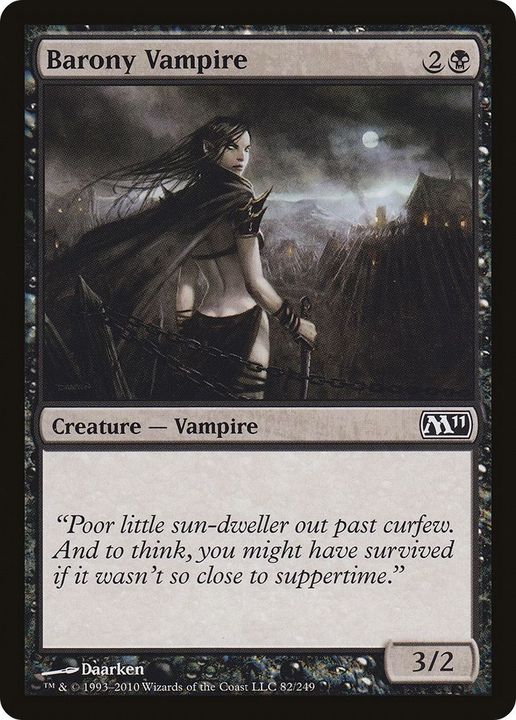 Barony Vampire in the group Magic the Gathering / Types / Colors / Black at Proxyprinters.com (49699)