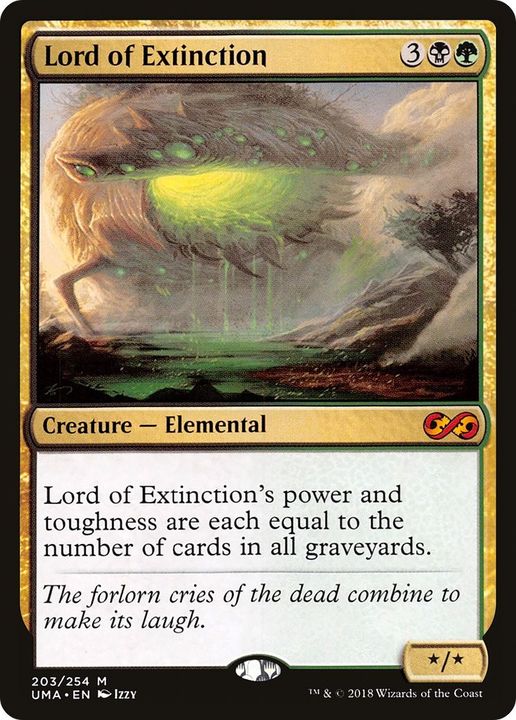 Lord of Extinction in the group Magic the Gathering / Types / Colors / Multicolors / B, G at Proxyprinters.com (49714)