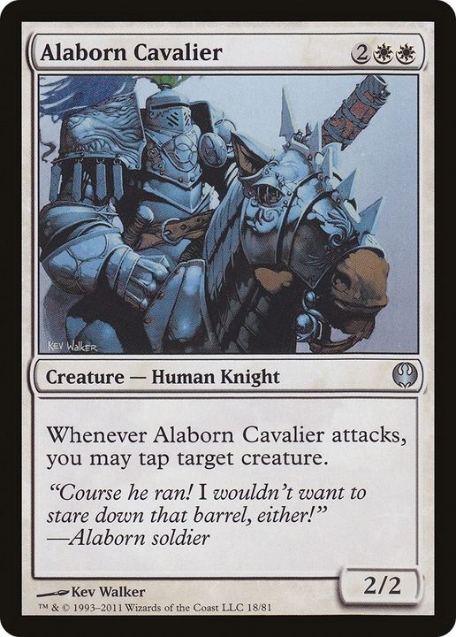 Alaborn Cavalier in the group Magic the Gathering / Types / Creatures / Human at Proxyprinters.com (49740)