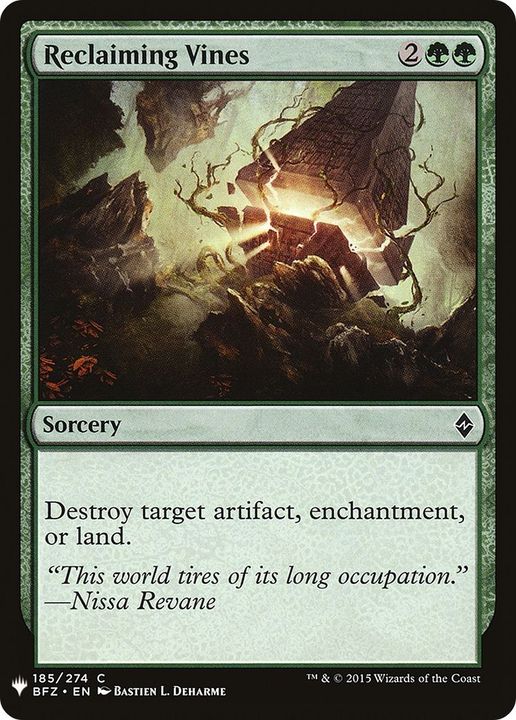 Reclaiming Vines in the group Magic the Gathering / Sets / The List at Proxyprinters.com (49816)