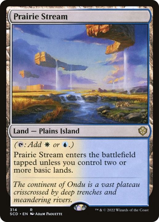 Prairie Stream in the group Magic the Gathering / Types / Land / Island at Proxyprinters.com (49830)