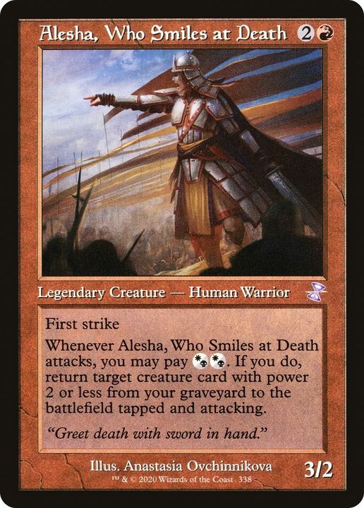 Alesha, Who Smiles at Death in the group Magic the Gathering / Types / Creatures / Warrior at Proxyprinters.com (49842)