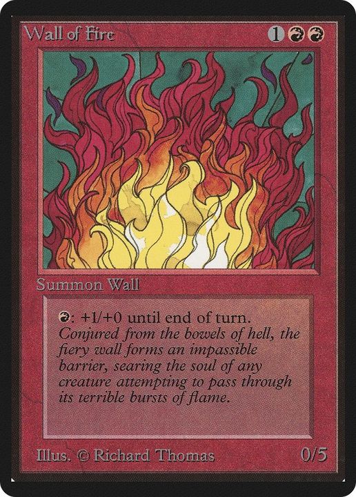 Wall of Fire in the group Magic the Gathering / Types / Colors / Red at Proxyprinters.com (49844)