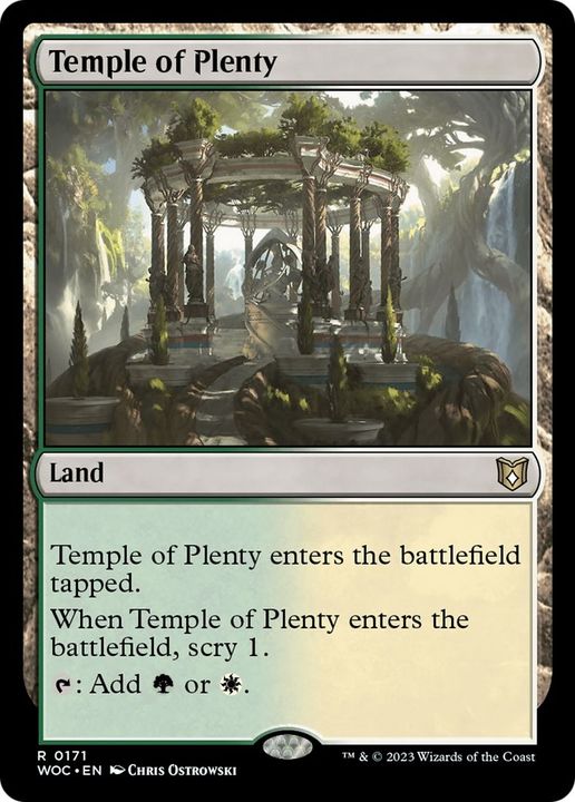 Temple of Plenty in the group Magic the Gathering / Types / Colors / Colorless at Proxyprinters.com (49852)