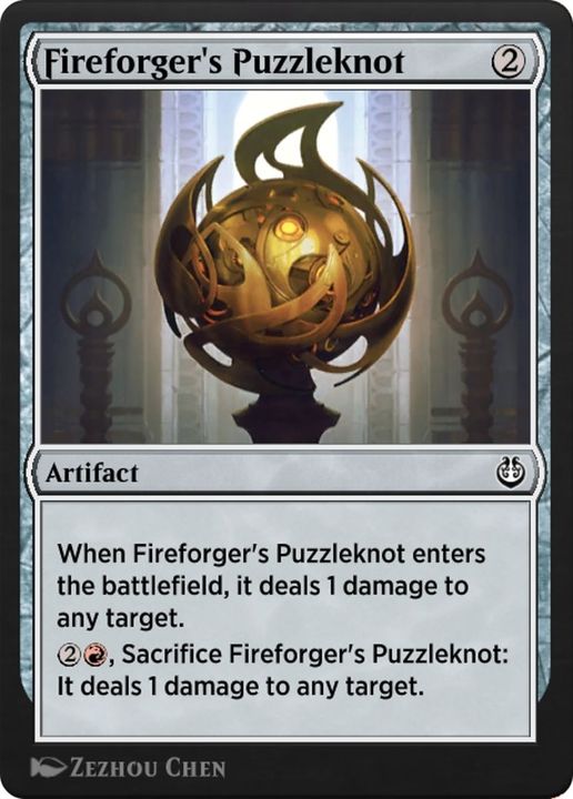 Fireforger's Puzzleknot in the group Magic the Gathering / Sets / Kaladesh Remastered at Proxyprinters.com (49858)