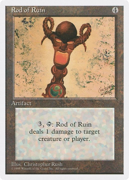 Rod of Ruin in the group Magic the Gathering / Sets / Fourth Edition at Proxyprinters.com (49859)