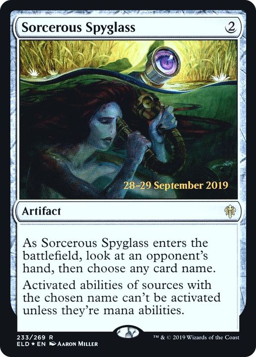 Sorcerous Spyglass in the group Magic the Gathering / Types / Artifacts / Artifact at Proxyprinters.com (49869)