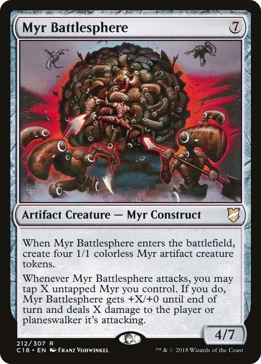 Myr Battlesphere in the group Magic the Gathering / Sets / Commander 2018 at Proxyprinters.com (49893)