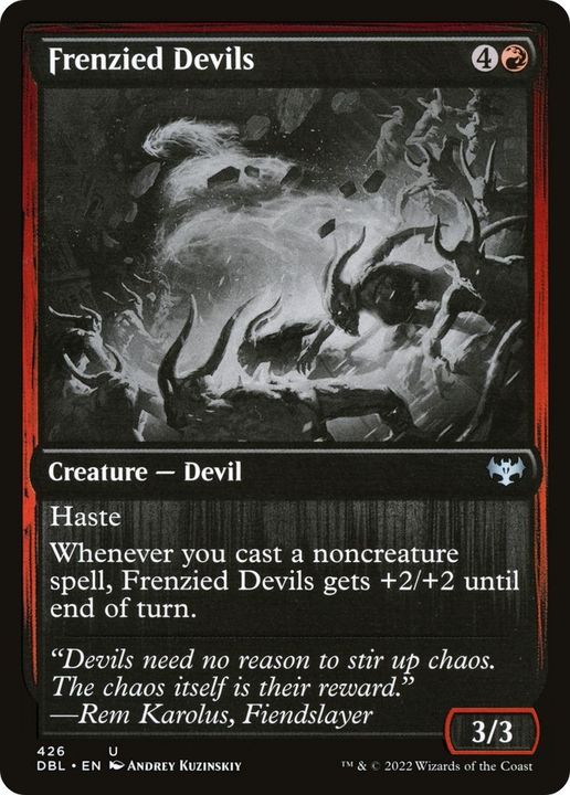 Frenzied Devils in the group Magic the Gathering / Types / Colors / Red at Proxyprinters.com (49900)