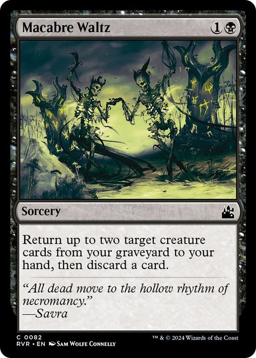 Macabre Waltz in the group Magic the Gathering / Types / Colors / Black at Proxyprinters.com (49901)