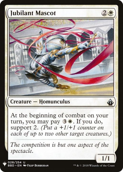 Jubilant Mascot in the group Magic the Gathering / Types / Colors / White at Proxyprinters.com (49909)