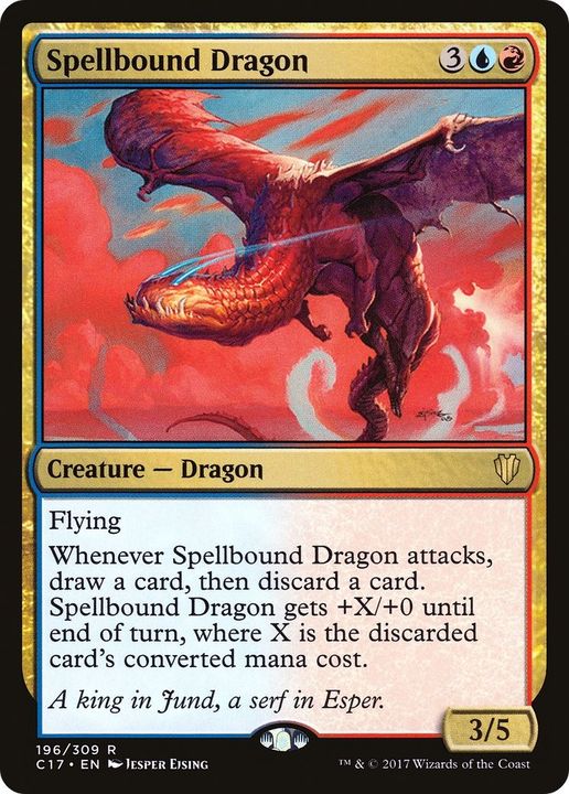 Spellbound Dragon in the group Magic the Gathering / Sets / Commander 2017 at Proxyprinters.com (49934)