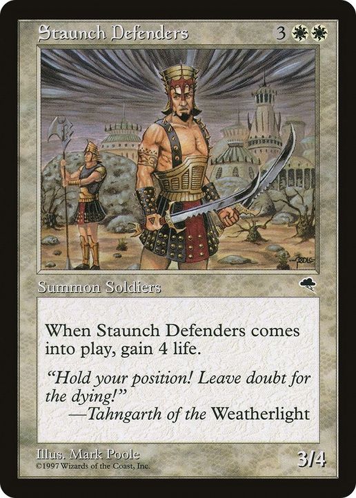 Staunch Defenders in the group Magic the Gathering / Types / Creatures / Human at Proxyprinters.com (49940)