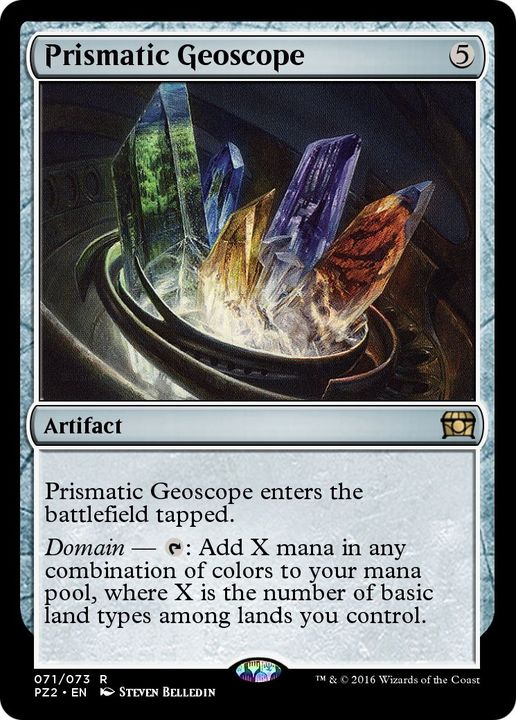 Prismatic Geoscope in the group Magic the Gathering / Types / Artifacts / Artifact at Proxyprinters.com (49957)