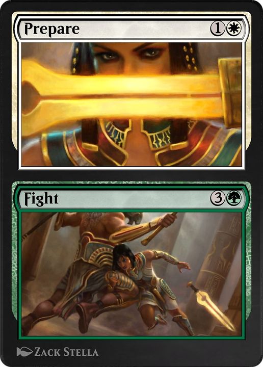 Prepare // Fight in the group Magic the Gathering / Sets / Amonkhet Remastered at Proxyprinters.com (49974)