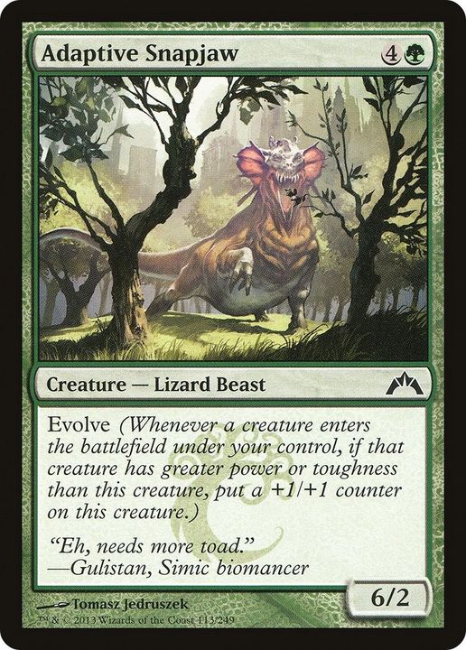 Adaptive Snapjaw in the group Magic the Gathering / Types / Colors / Green at Proxyprinters.com (4998)