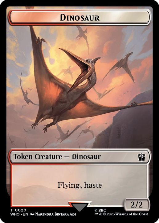 Dinosaur in the group Magic the Gathering / Sets / Doctor Who Tokens at Proxyprinters.com (49984)