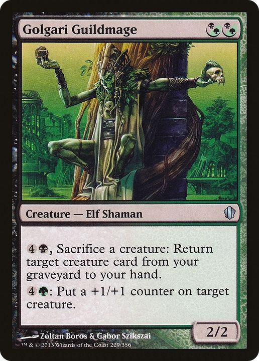 Golgari Guildmage in the group Magic the Gathering / Types / Colors / Multicolors / B, G at Proxyprinters.com (49989)