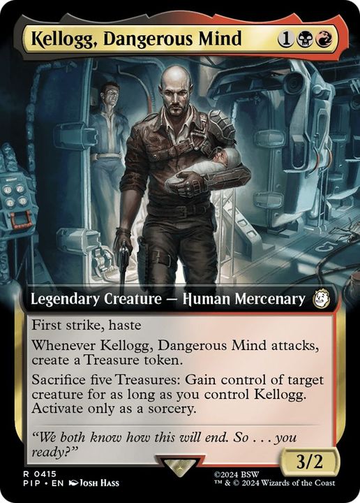 Kellogg, Dangerous Mind in the group Magic the Gathering / Types / Colors / Multicolors / B, R at Proxyprinters.com (49992)