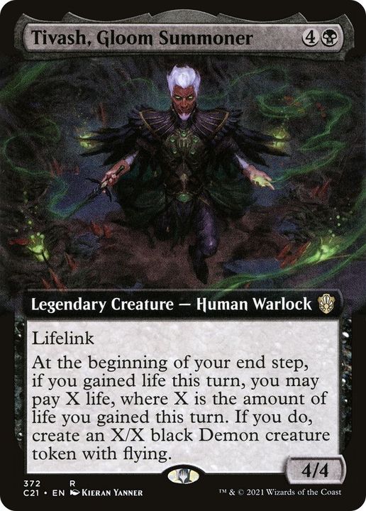 Tivash, Gloom Summoner in the group Magic the Gathering / Types / Creatures / Human at Proxyprinters.com (49998)