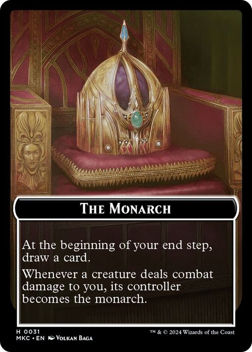 The Monarch in the group Magic the Gathering / Sets / Murders at Karlov Manor Commander Tokens at Proxyprinters.com (500)