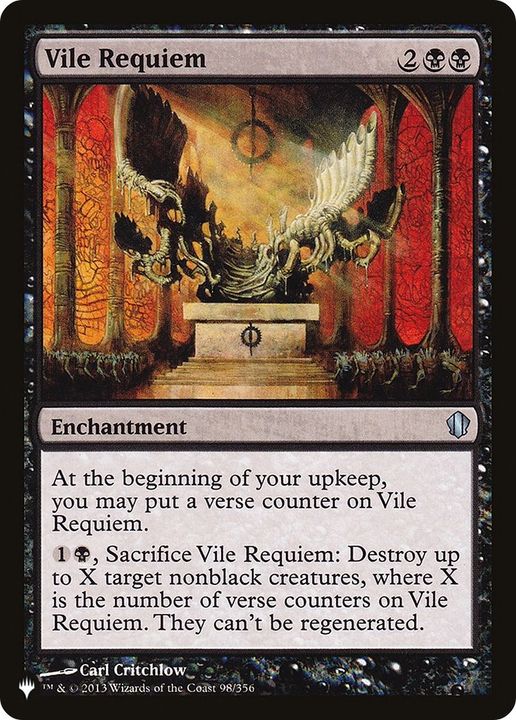 Vile Requiem in the group Magic the Gathering / Types / Enchantment / Enchantment at Proxyprinters.com (50016)