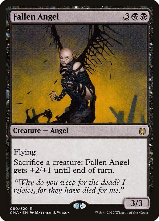 Fallen Angel in the group Magic the Gathering / Types / Colors / Black at Proxyprinters.com (50018)