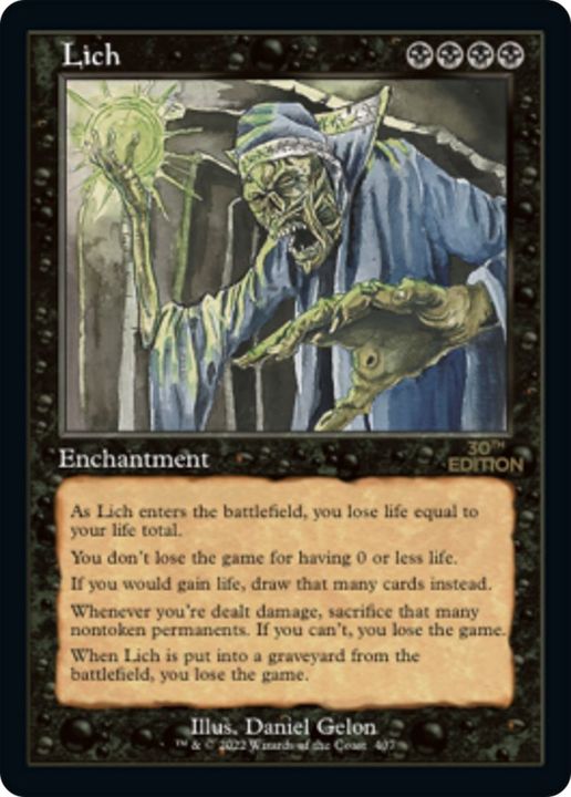 Lich in the group Magic the Gathering / Sets / 30th Anniversary Edition at Proxyprinters.com (50026)