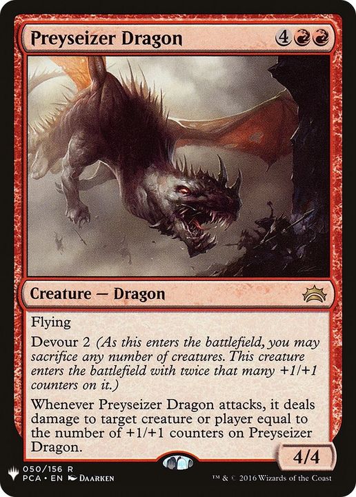 Preyseizer Dragon in the group Magic the Gathering / Sets / The List at Proxyprinters.com (50046)