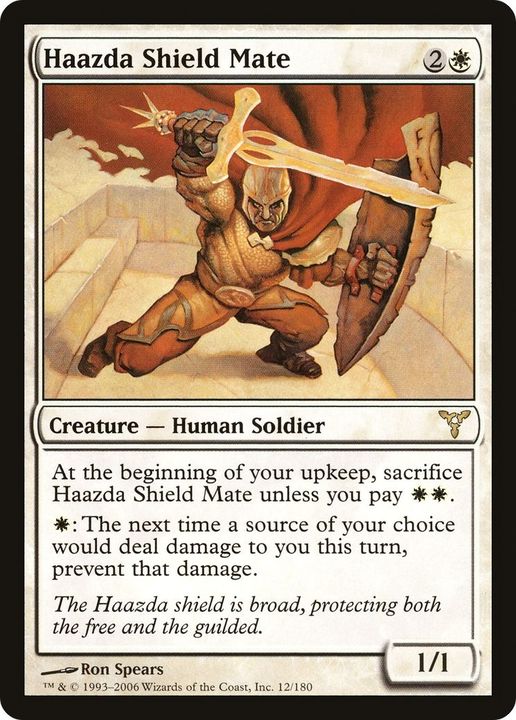 Haazda Shield Mate in the group Magic the Gathering / Types / Creatures / Human at Proxyprinters.com (50047)