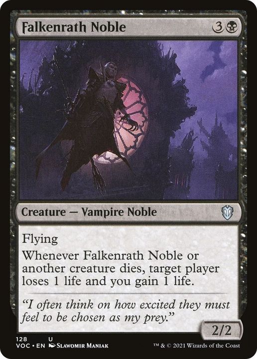 Falkenrath Noble in the group Magic the Gathering / Types / Colors / Black at Proxyprinters.com (50049)