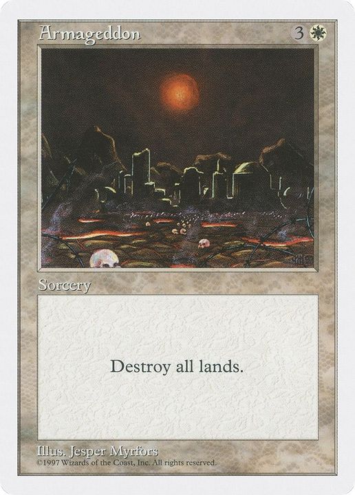 Armageddon in the group Magic the Gathering / Types / Colors / White at Proxyprinters.com (50061)