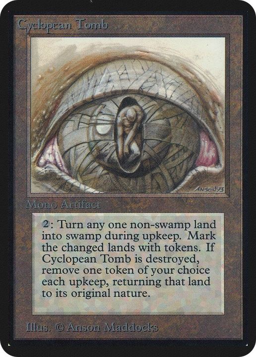 Cyclopean Tomb in the group Magic the Gathering / Types / Artifacts / Artifact at Proxyprinters.com (50063)