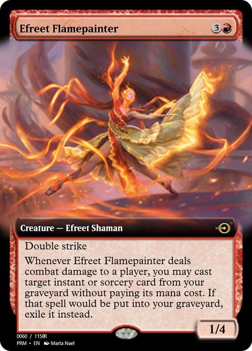 Efreet Flamepainter in the group Magic the Gathering / Types / Colors / Red at Proxyprinters.com (50076)