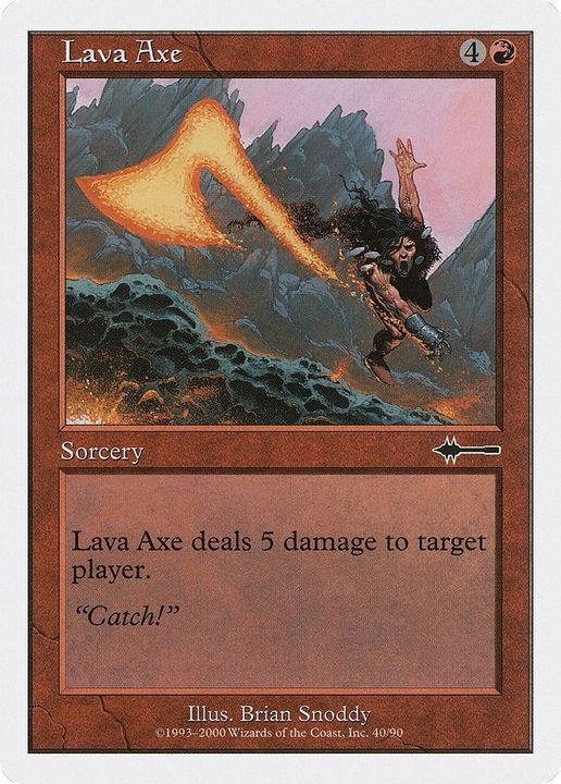 Lava Axe in the group Magic the Gathering / Types / Colors / Red at Proxyprinters.com (50088)