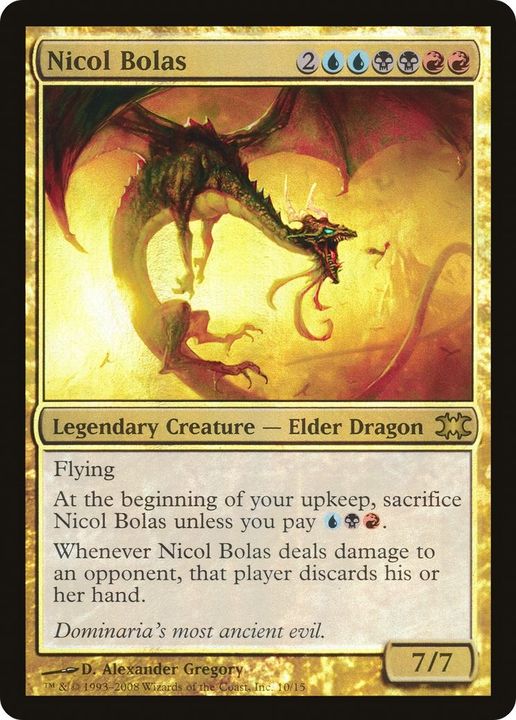 Nicol Bolas in the group Magic the Gathering / Types / Colors / Multicolors / B, R, U at Proxyprinters.com (50107)