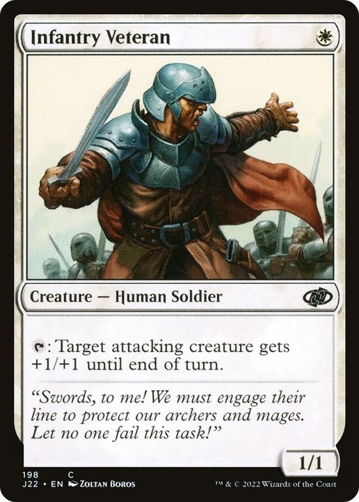 Infantry Veteran in the group Magic the Gathering / Types / Creatures / Human at Proxyprinters.com (5011)