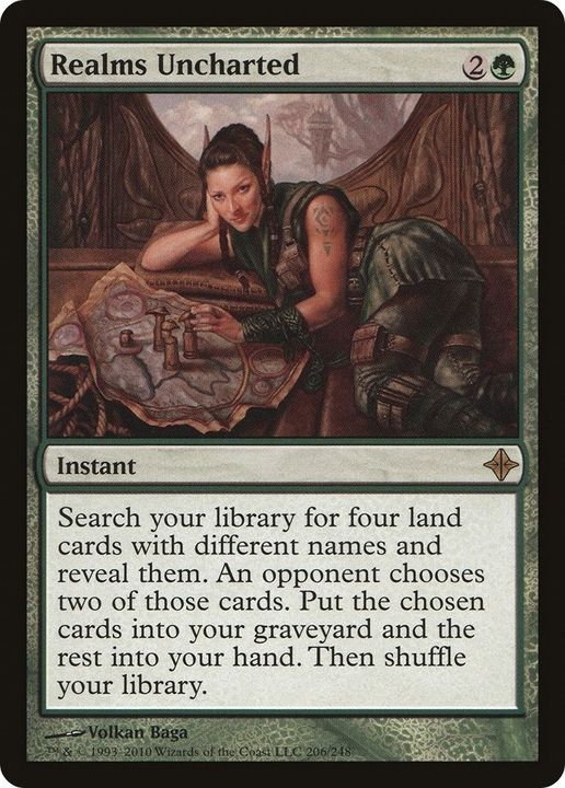 Realms Uncharted in the group Magic the Gathering / Types / Colors / Green at Proxyprinters.com (50110)