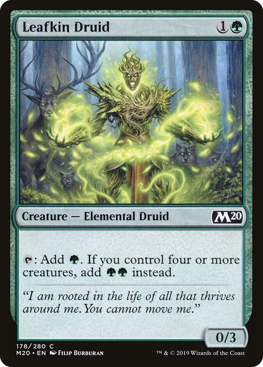 Leafkin Druid in the group Magic the Gathering / Types / Colors / Green at Proxyprinters.com (50112)