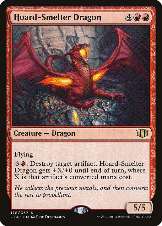 Hoard-Smelter Dragon in the group Magic the Gathering / Sets / Commander 2014 at Proxyprinters.com (50131)