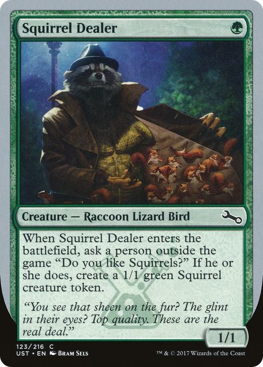 Squirrel Dealer in the group Magic the Gathering / Types / Colors / Green at Proxyprinters.com (50135)