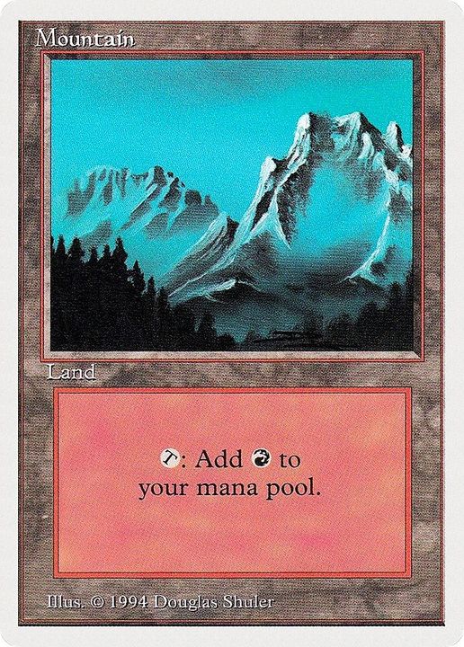 Mountain in the group Magic the Gathering / Sets / Summer Magic / Edgar at Proxyprinters.com (5016)