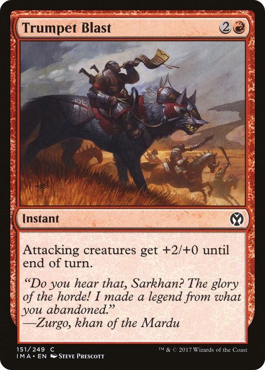 Trumpet Blast in the group Magic the Gathering / Types / Colors / Red at Proxyprinters.com (50210)