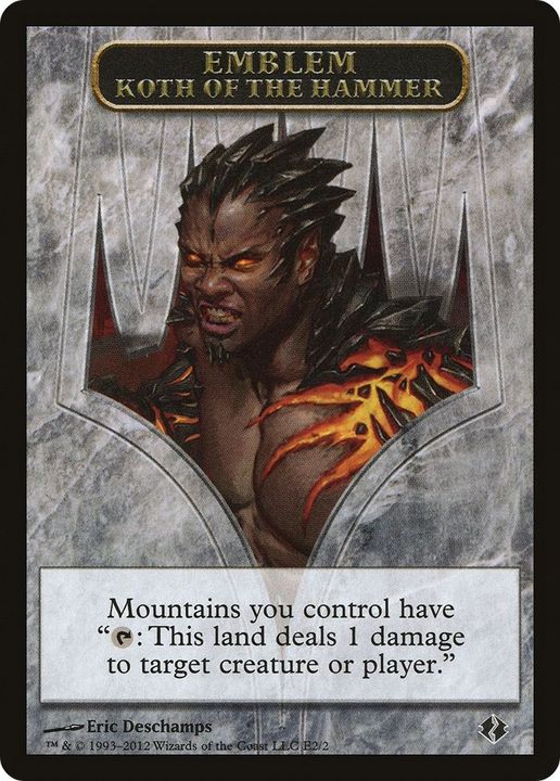 Koth of the Hammer Emblem in the group Magic the Gathering / Types / Colors / Colorless at Proxyprinters.com (50230)