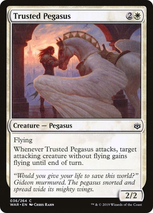 Trusted Pegasus in the group Magic the Gathering / Sets / War of the Spark Promos at Proxyprinters.com (50251)